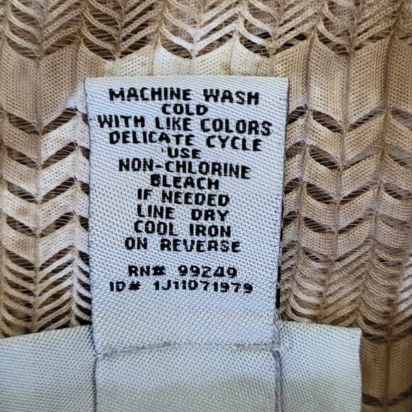 Catherines Size 2XWP Open Front Open Weave Duster Cardigan Topper Ombre Petite - Picture 14 of 14